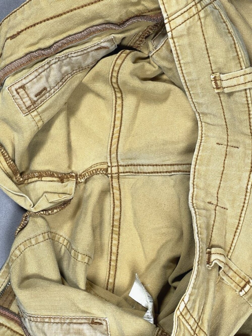 Anthropologie The Wanderer Utility Stretch Tan Yellow Pants - Women Size 27 X 27 - Picture 5 of 16